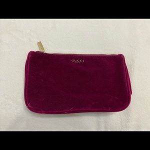 Gucci Beauty / Makeup Cosmetic Bag / Colour Pink